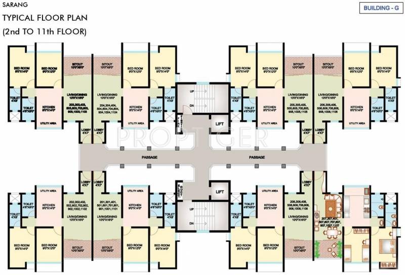 Images for Cluster Plan of Nanded City Development And Construction Company Ltd Sarang