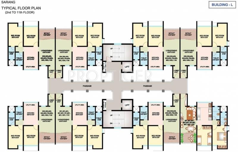 Images for Cluster Plan of Nanded City Development And Construction Company Ltd Sarang