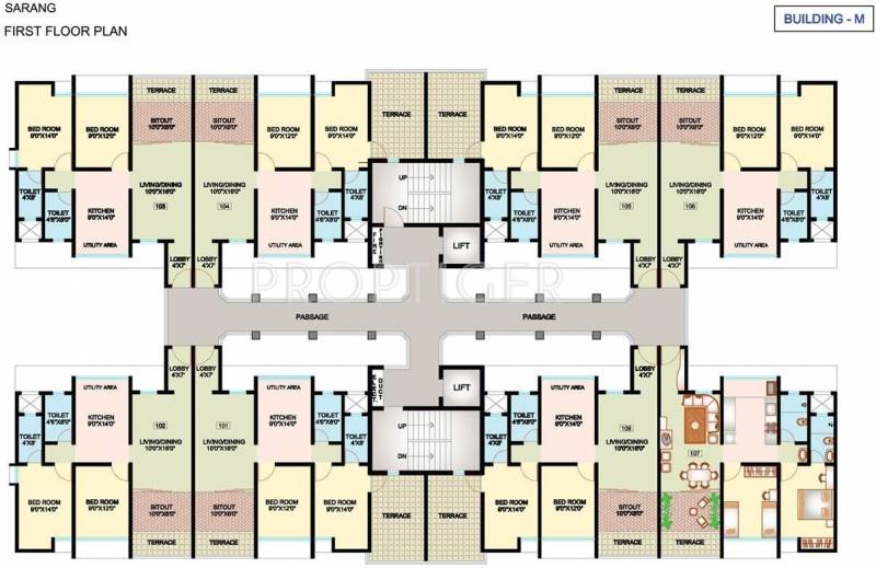 Images for Cluster Plan of Nanded City Development And Construction Company Ltd Sarang