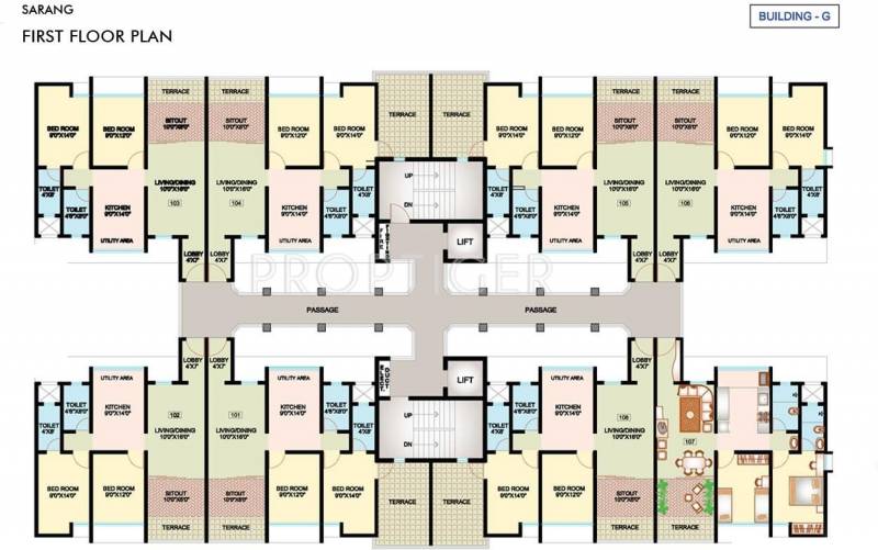 Images for Cluster Plan of Nanded City Development And Construction Company Ltd Sarang