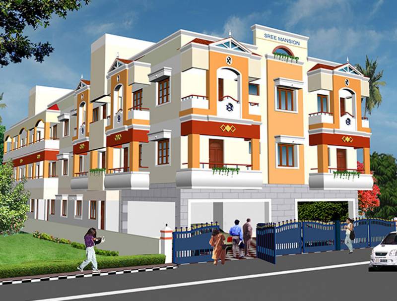  mansion Images for Elevation of Sree Builders Flat Promoters Mansion