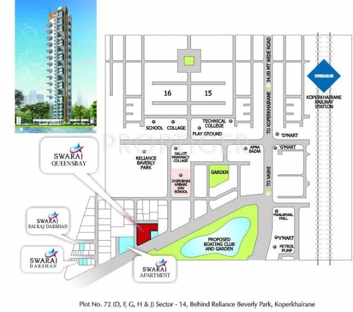  queensbay Images for Location Plan of Swaraj Queensbay