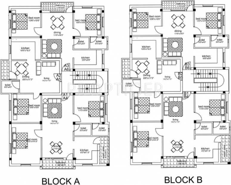 Images for Cluster Plan of Uma Builders Abhi Palace