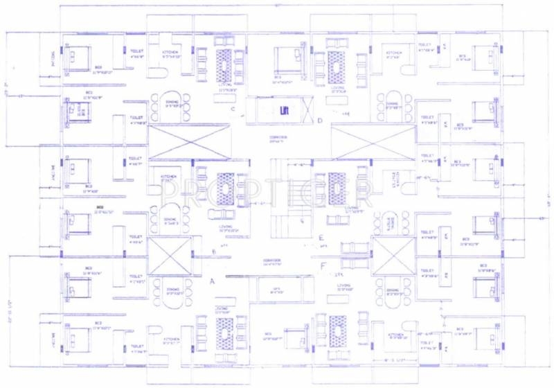 Images for Cluster Plan of Kataria KB Apartments