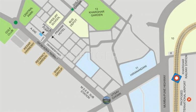  shree-krishna-paradise Images for Location Plan of Konnark Realtors Shree Krishna Paradise