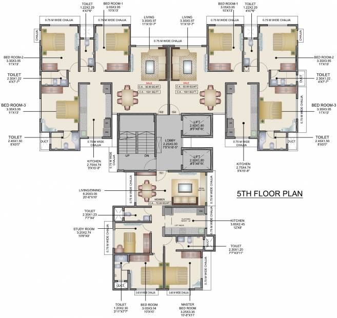 Images for Cluster Plan of Pruthvi Serene