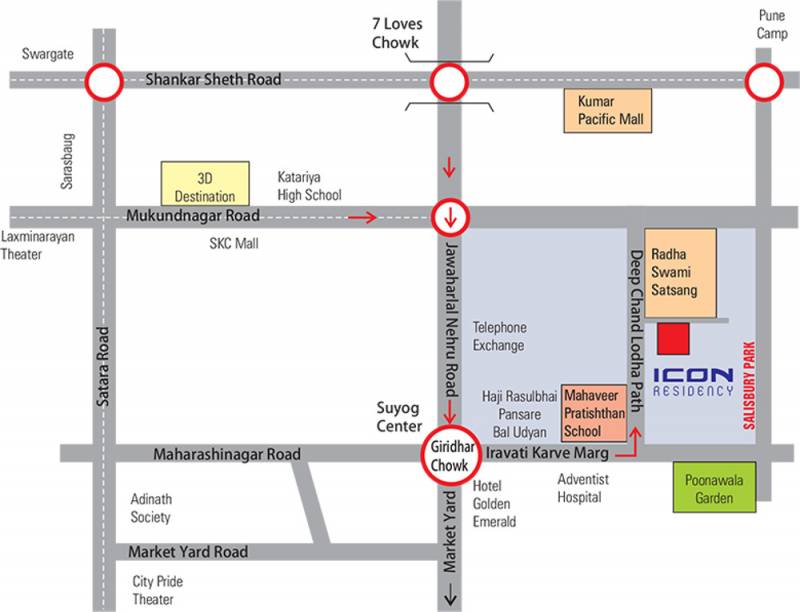 Images for Location Plan of SV Icon Residency