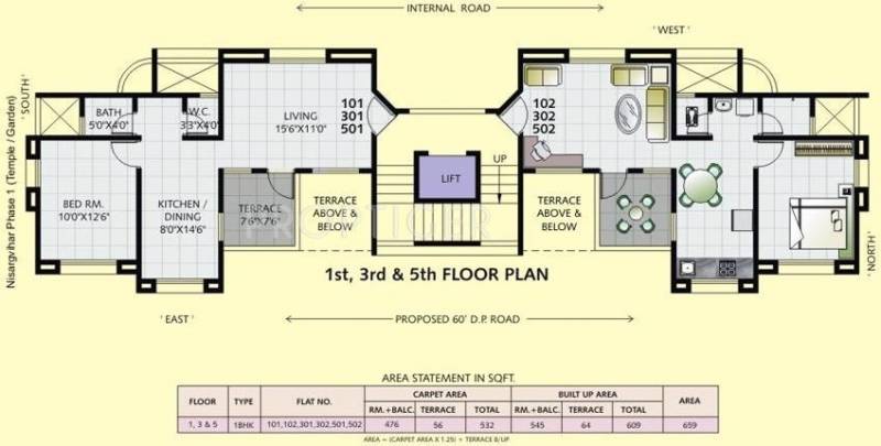 Images for Cluster Plan of Sanjeevani Nisargvihar Phase II