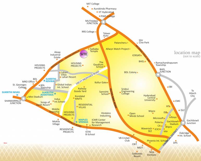 Images for Location Plan of Subhagruha Sukrithi Avanthi