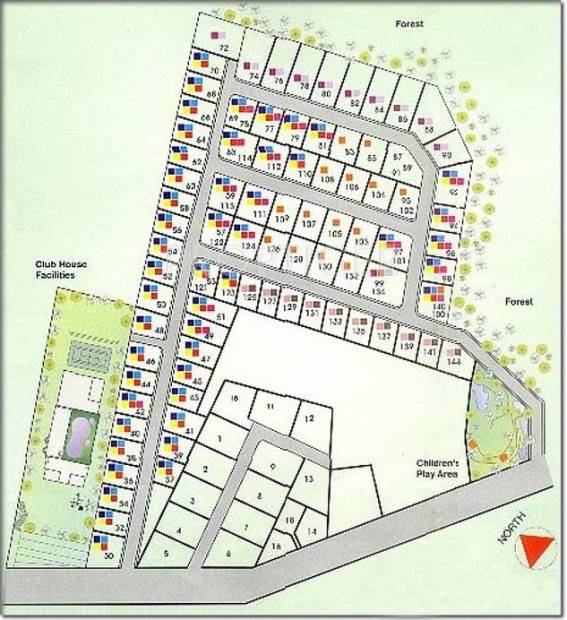  hills Images for Layout Plan of Clover Realty Hills