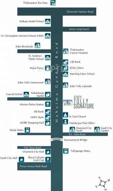  tolly-signature Images for Location Plan of Eden Group Tolly Signature
