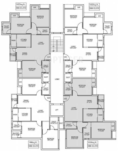 Images for Cluster Plan of Dugar Homes Gold City