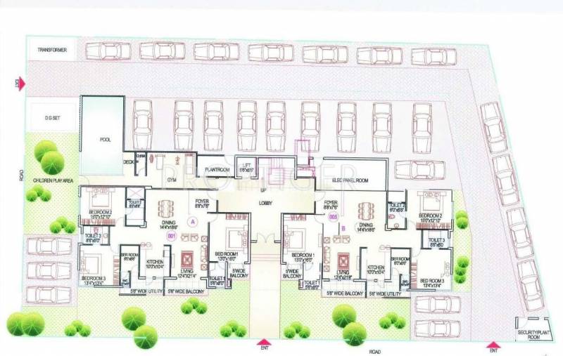  bliss Single Block Cluster Plan