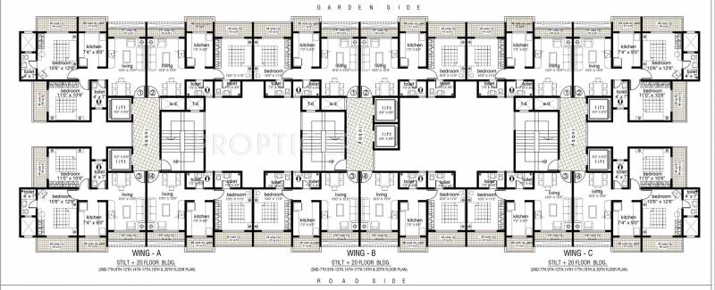  residency Images for Cluster Plan of Mayuresh Group Residency