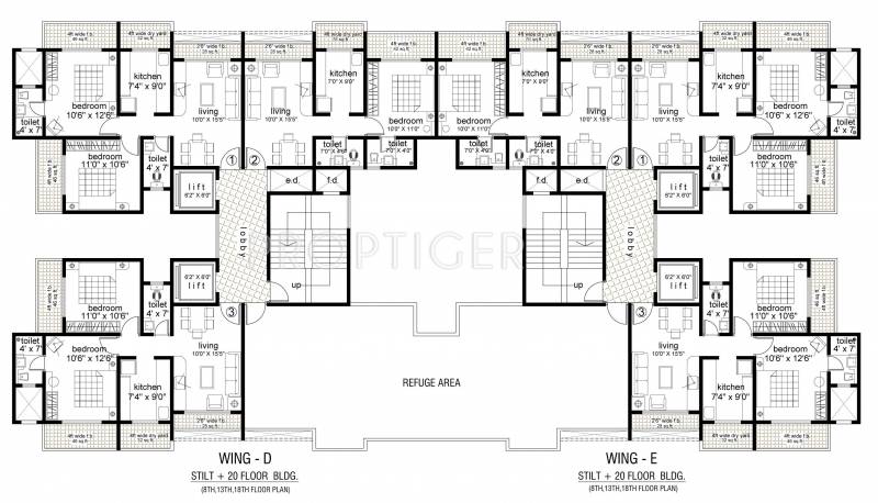  residency Images for Cluster Plan of Mayuresh Group Residency