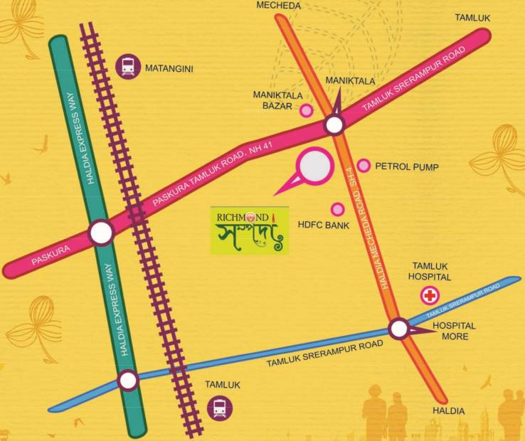  richmond-sampada Images for Location Plan of Gajpati Richmond Sampada