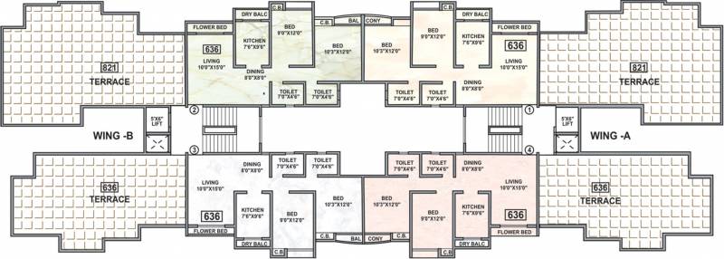 Images for Cluster Plan of Bidker Pawan Paradise
