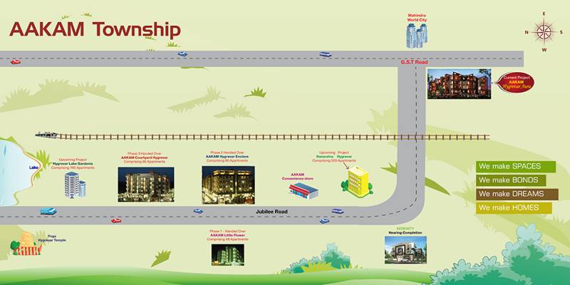 Images for Location Plan of Aakam Hygrevar Lake Gardenia