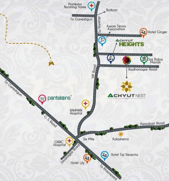  achyut-nest Images for Location Plan of Gajpati Achyut Nest