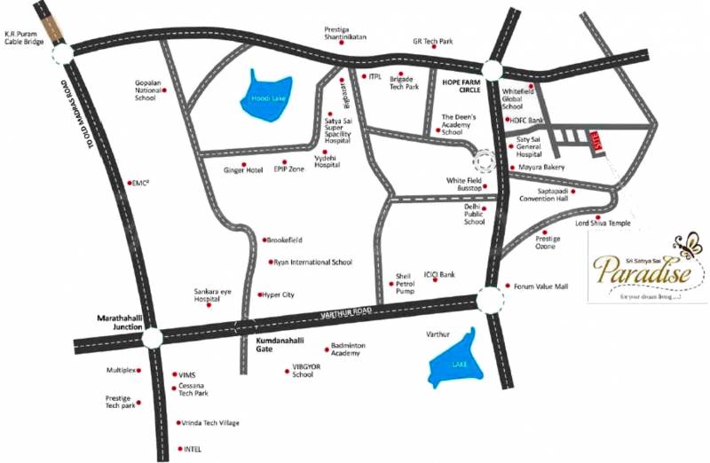  om-sri-satya-sai-paradise Images for Location Plan of Om Sai Developers Bangalore Om Sri Satya Sai Paradise
