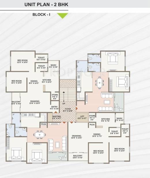 green-iris Block A Cluster Plan