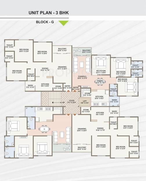 green-iris Block C Cluster Plan