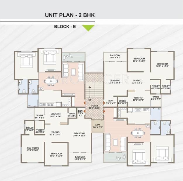  green-iris Block D Cluster Plan