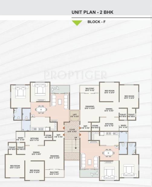  green-iris Block F Cluster Plan