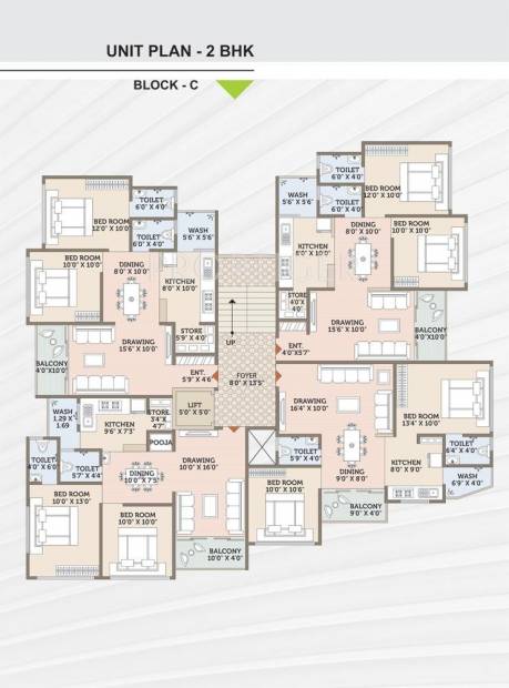  green-iris Block G Cluster Plan
