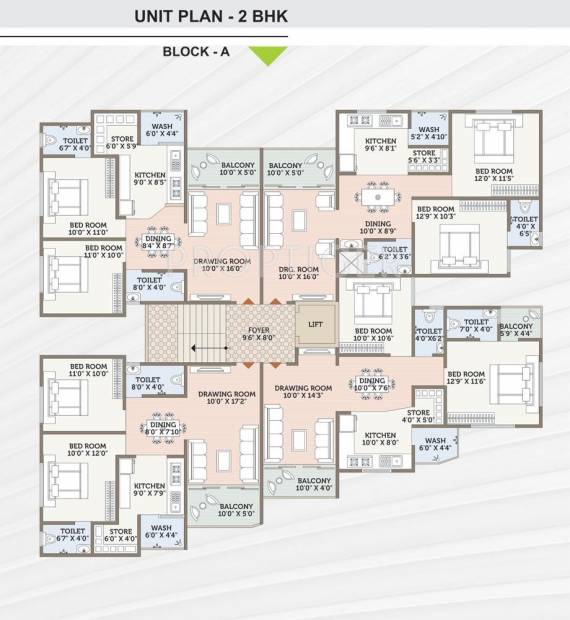  green-iris Block I Cluster Plan