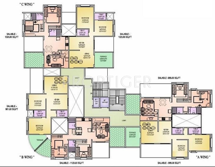 Images for Cluster Plan of RajHeramba Regalia Residency