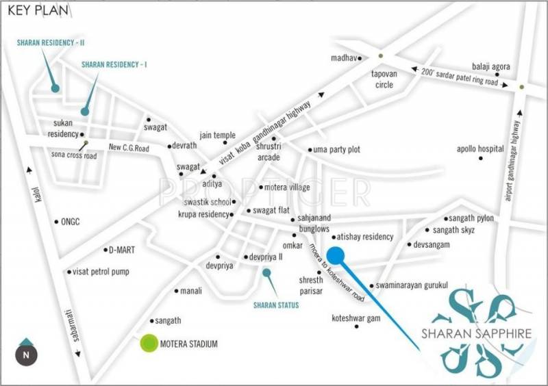 Images for Location Plan of Rushabhdev Sharan Sapphire