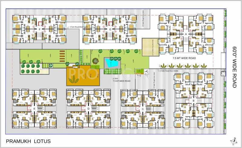 PSY Projects Pramukh Lotus Layout Plan