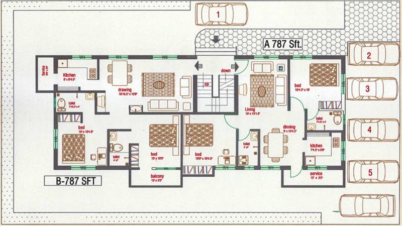 Images for Cluster Plan of ShriHari Mathura Terrace