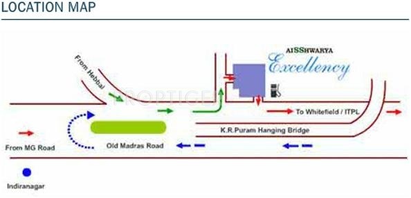  excellency Images for Location Plan of Aisshwarya Excellency