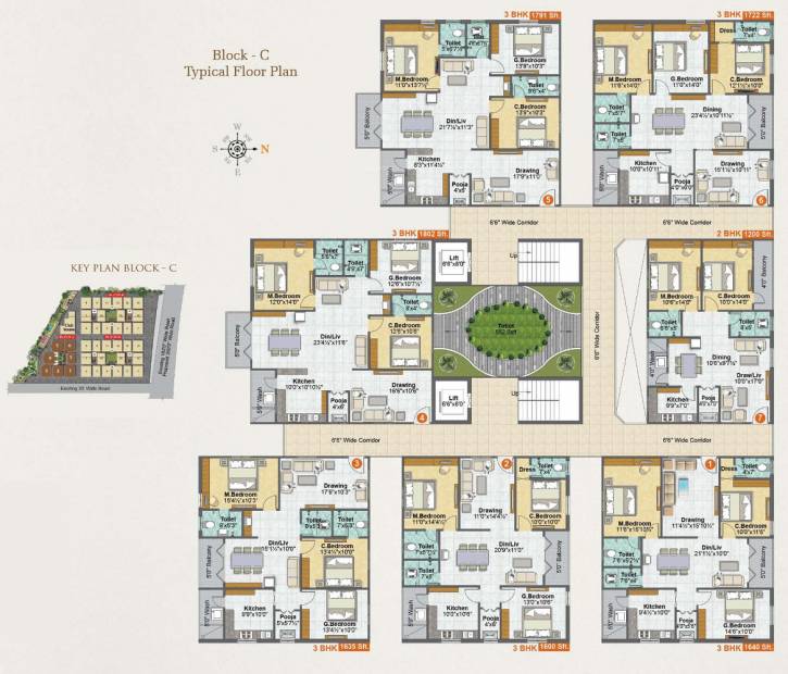 Images for Cluster Plan of Sri Aishwarya Grand