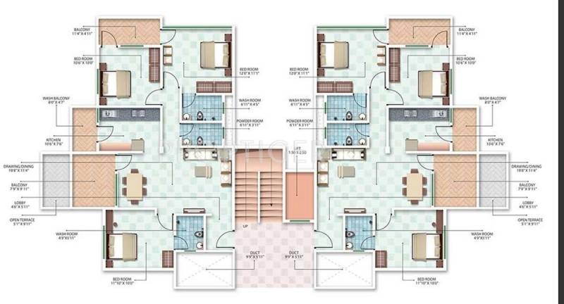 Images for Cluster Plan of Radha Nand Apartment