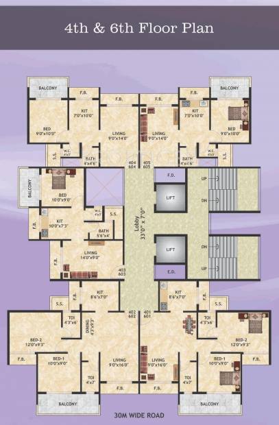 Images for Cluster Plan of Galaxy Krishna Tower