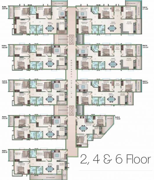  ravi-gayathri-heights Images for Cluster Plan of Jain Ravi Gayathri Heights