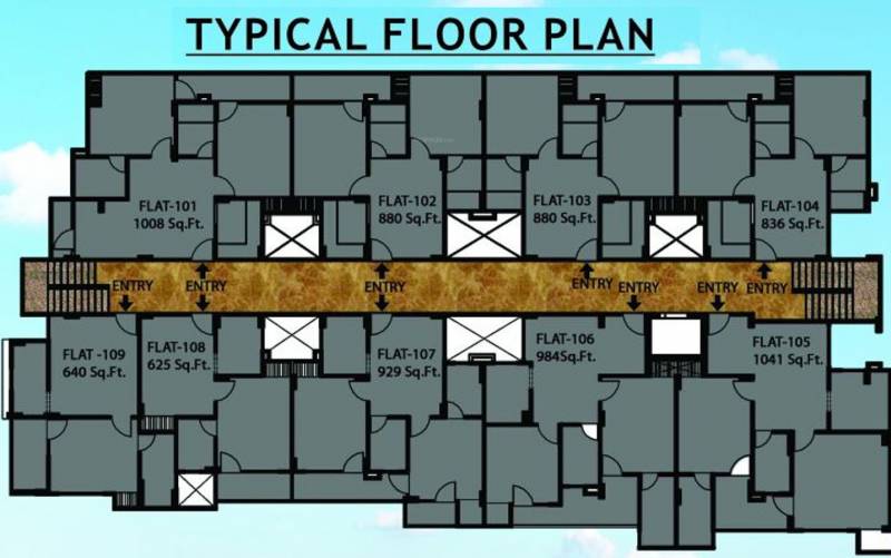 Images for Cluster Plan of Jai Shree Balaji Infra Sukhdham Residency
