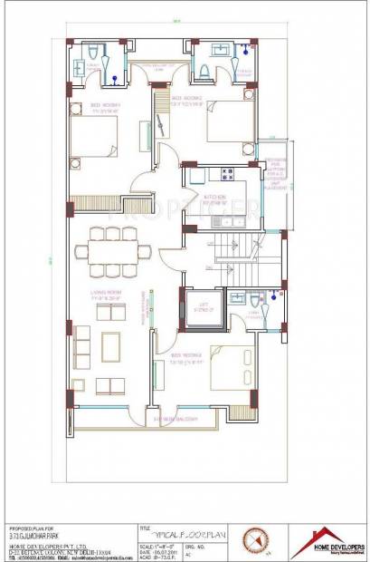 Images for Cluster Plan of Home Developer Gulmohar Park
