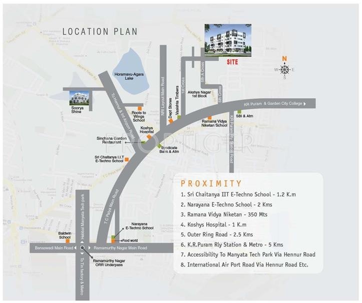 Images for Location Plan of Pegasus Soorya Splendor