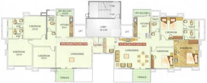 Images for Cluster Plan of Amar Builders Pune Ornate