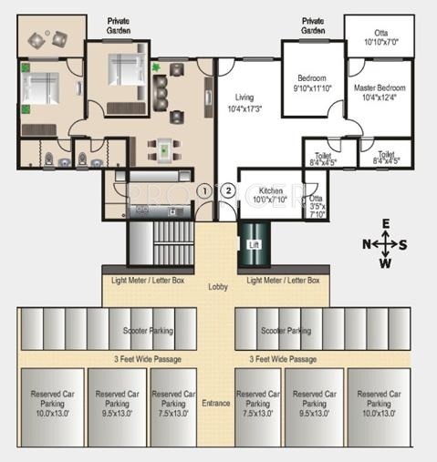 Images for Cluster Plan of Alcon Builders and Promoters Square