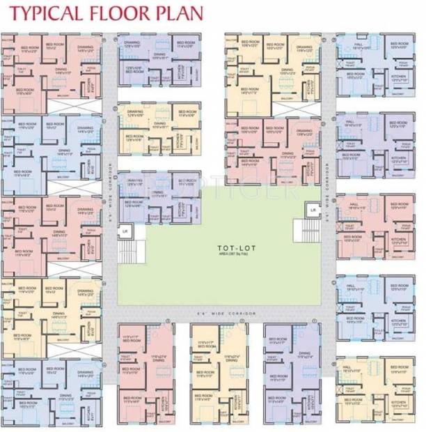Images for Cluster Plan of SYR Shiva Sai Residency