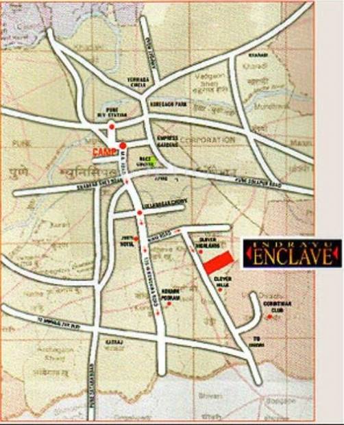 Images for Location Plan of Karia Builders Konark Indrayu Enclave I
