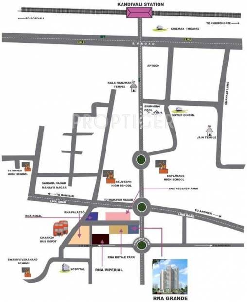 Images for Location Plan of RNA Buildings On Portion Of Sub Plot A Cts No 671A 662A 610A Etc Of Kandivali