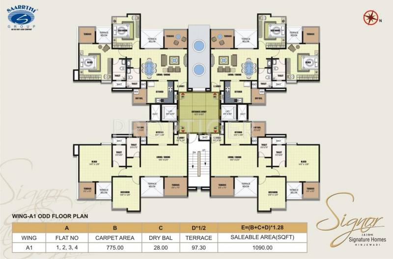 Images for Cluster Plan of Navjeevan Properties Signor