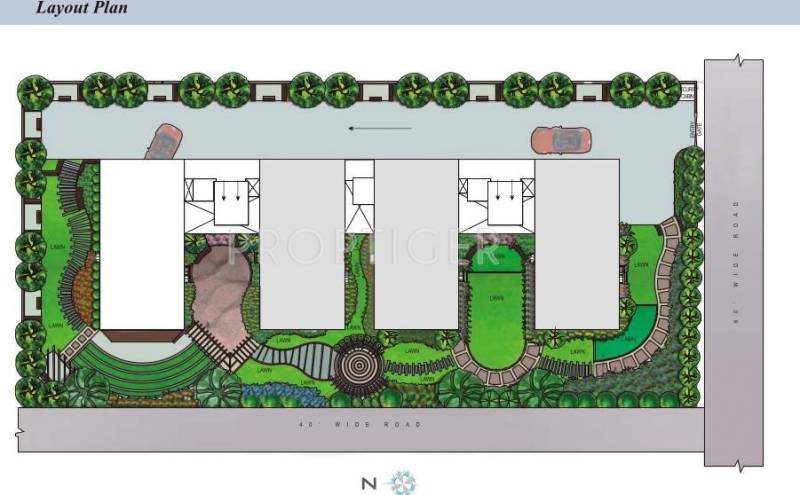 Vishal Projects Vishals Srinivasakrupa Layout Plan