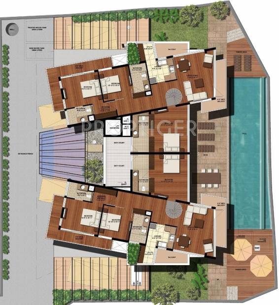 Images for Cluster Plan of Pushpganga Feya Residencia